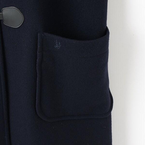 【輕量夾棉內襯】牛角扣大衣