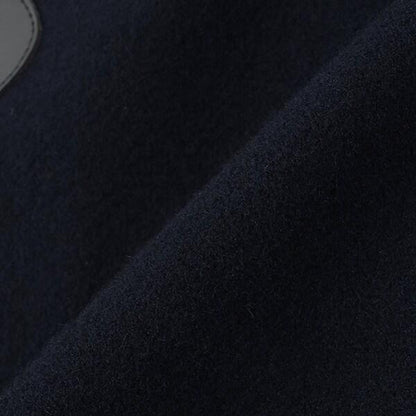 長款牛角扣大衣