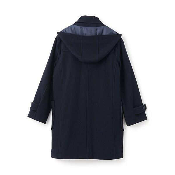 長款牛角扣大衣