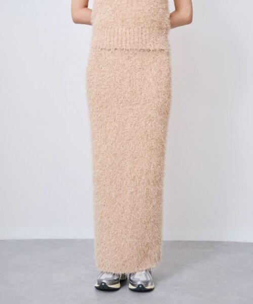 流蘇針織半身裙