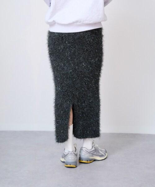 流蘇針織半身裙