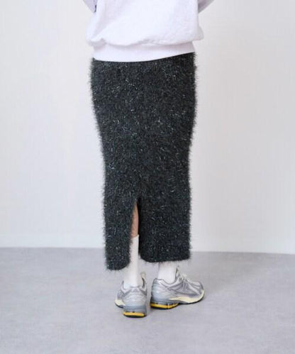 流蘇針織半身裙