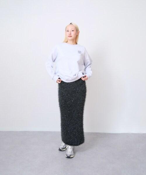 流蘇針織半身裙