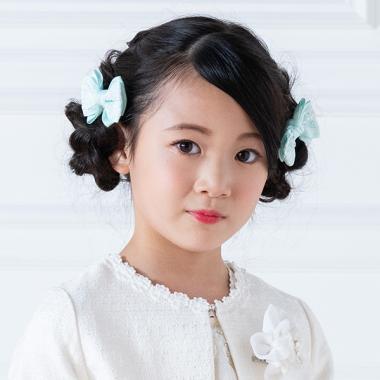 蝴蝶結蕾絲髮圈2個裝