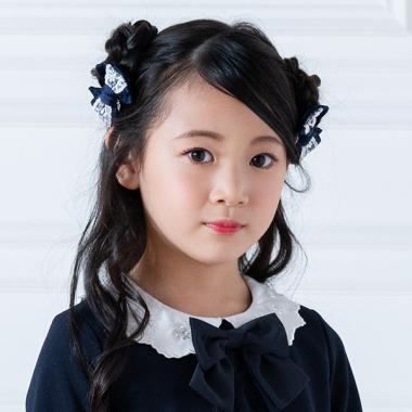 蝴蝶結蕾絲髮圈2個裝