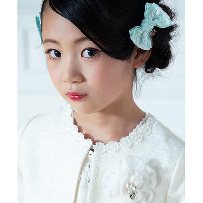 蝴蝶結蕾絲髮圈2個裝