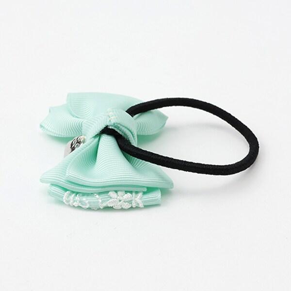 蝴蝶結蕾絲髮圈2個裝