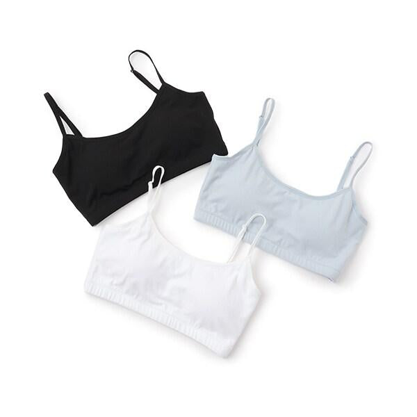 【基礎款】【抗菌防臭/吸水速幹/清爽】棉混吊帶半罩杯內衣