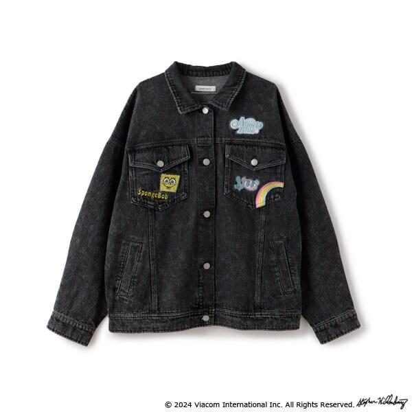 【海綿寶寶】×【Angel Blue】牛仔夾克