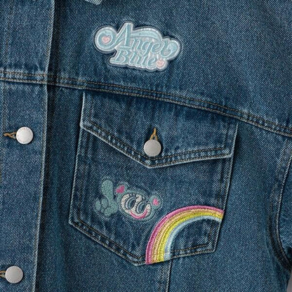 【海綿寶寶】×【Angel Blue】牛仔夾克