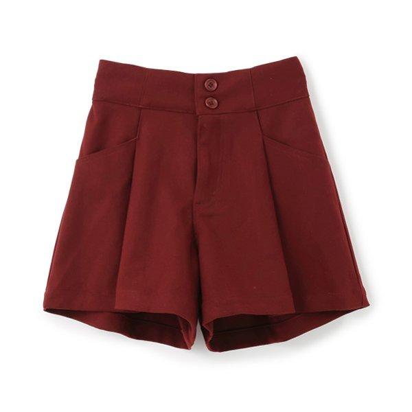 【GOODPRICE/磨毛】高腰短褲