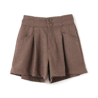 【GOODPRICE/磨毛】高腰短褲