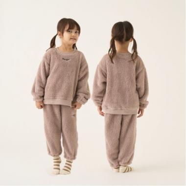 【家居服】【柔軟絨毛】套頭衫&長褲套裝