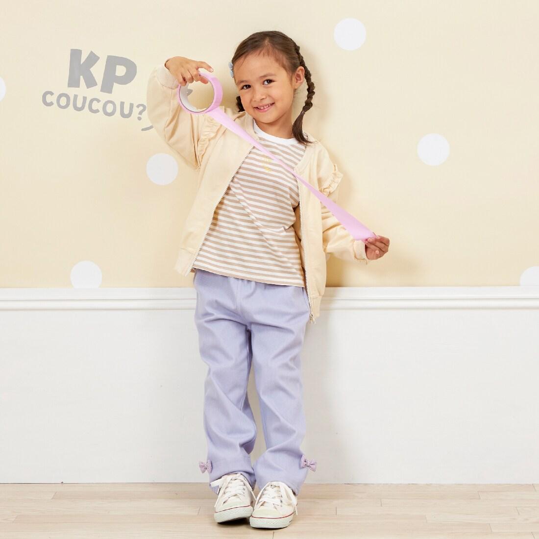 KP coucou? 裙襬蝴蝶結長褲（80～140）