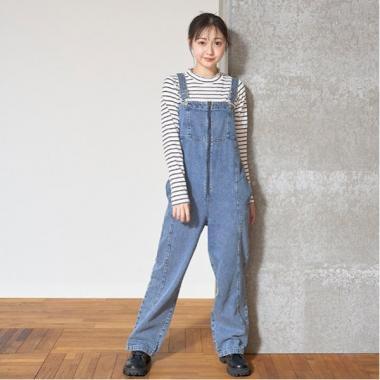 牛仔連體衣