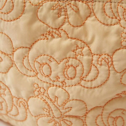ルッキー 全面刺繡束口手提包