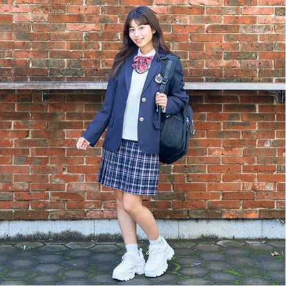 【畢業服】【典禮】【易打理】蝴蝶結領襯衫