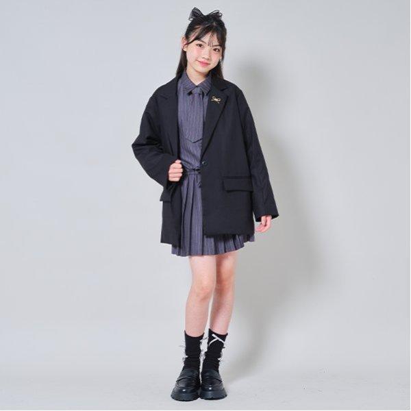 帶領帶襯衫連衣裙