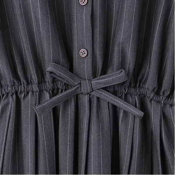 帶領帶襯衫連衣裙