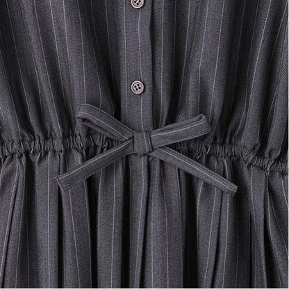 帶領帶襯衫連衣裙