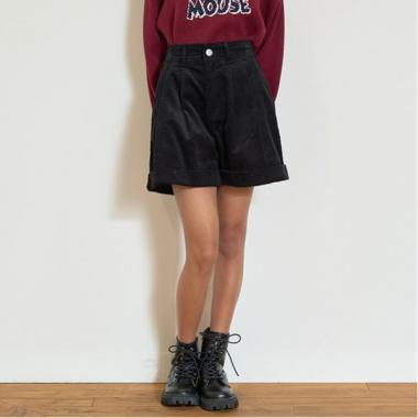 【GOODPRICE】燈芯絨褶皺長褲