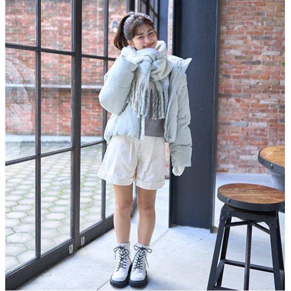 【GOODPRICE】燈芯絨褶皺長褲
