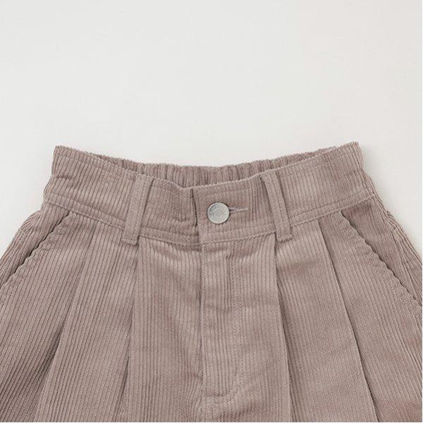 【GOODPRICE】燈芯絨褶皺長褲