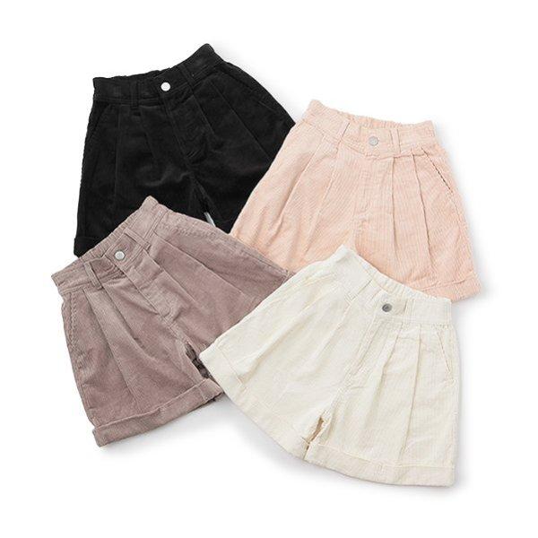 【GOODPRICE】燈芯絨褶皺長褲