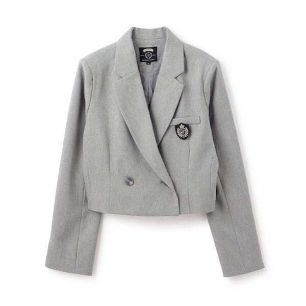 【畢業服】【典禮】帶徽章短款外套