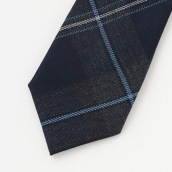 斜紋羊毛格紋領帶