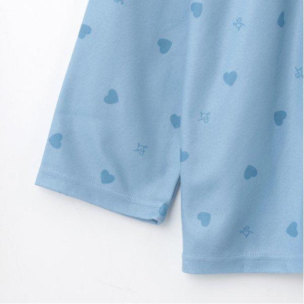 嬰兒法蘭絨針織襯衫愛心圖案