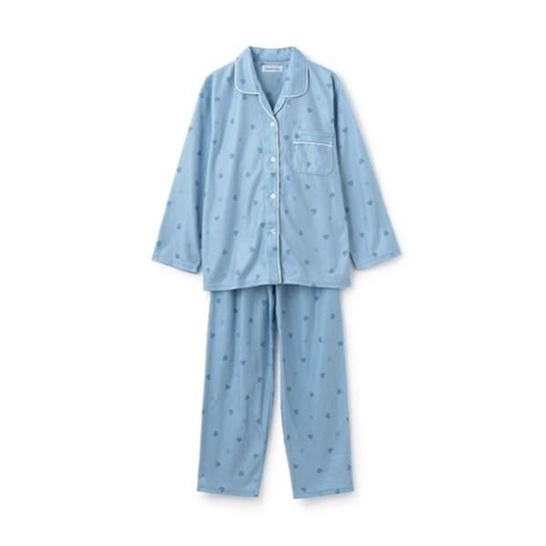 嬰兒法蘭絨針織襯衫愛心圖案