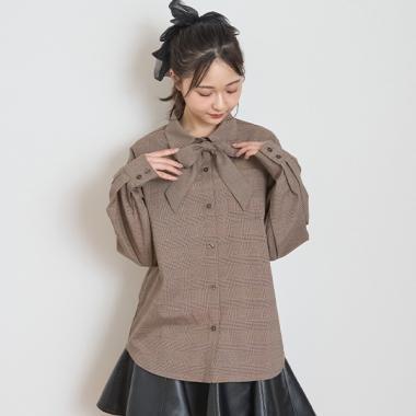 蝴蝶結領襯衫