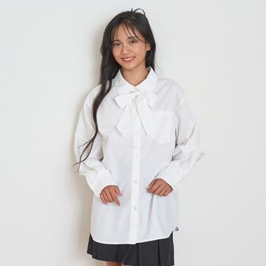 蝴蝶結領襯衫