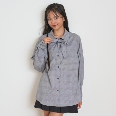 蝴蝶結領襯衫