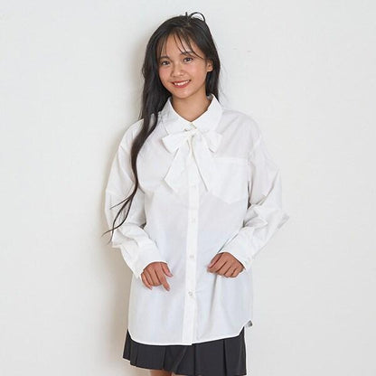 蝴蝶結領襯衫