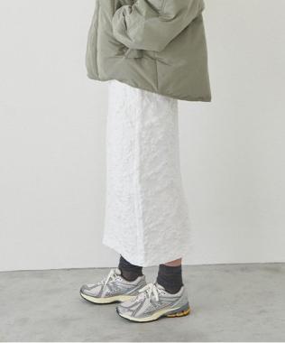 花卉提花修身半身裙