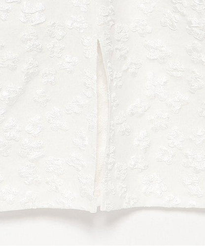 花卉提花修身半身裙