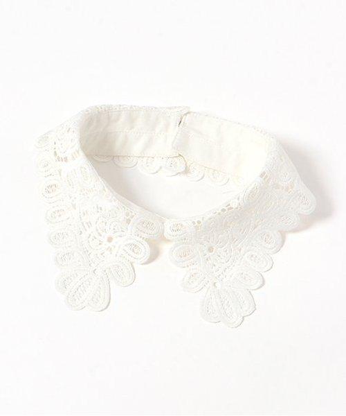 領口刺繡針織套頭衫