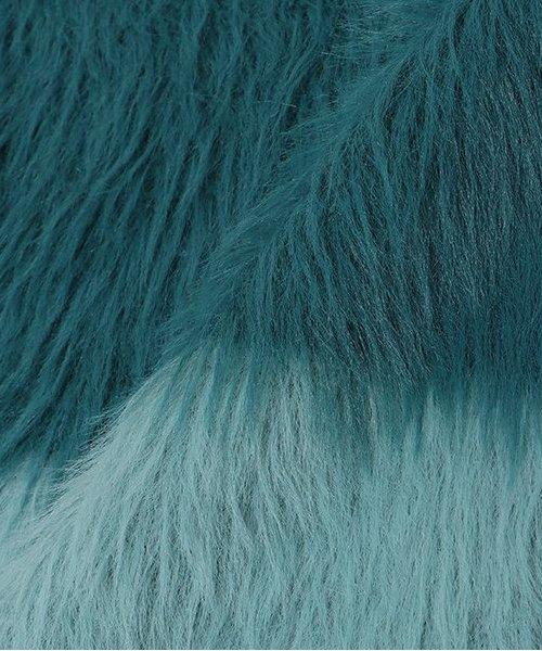 毛絨迷你連衣裙