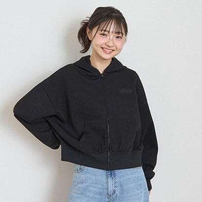 立體剪裁拉鍊連帽衛衣