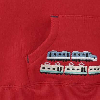 【人氣商品】【直營店無售】電車刺繡拼接衛衣