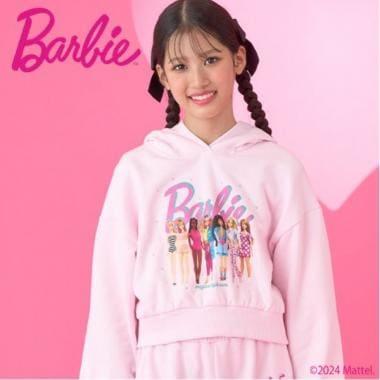 Barbie／短款連帽衛衣
