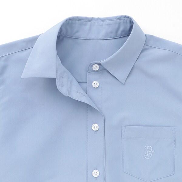 *【不易起皺】方領襯衫