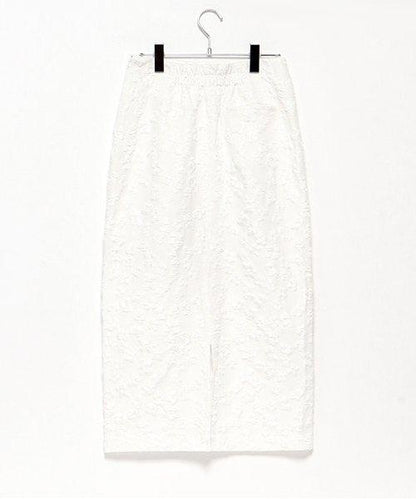 花卉提花修身半身裙