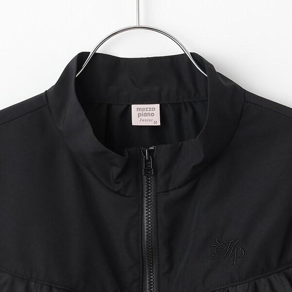 透視荷葉邊短夾克