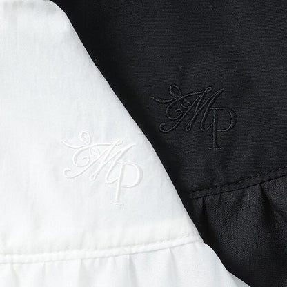 透視荷葉邊短夾克