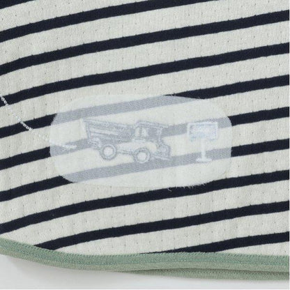汽車刺繡夾層長袖T恤