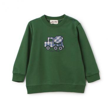 【人氣商品】【直營店無售】工程車輛貼布繡衛衣