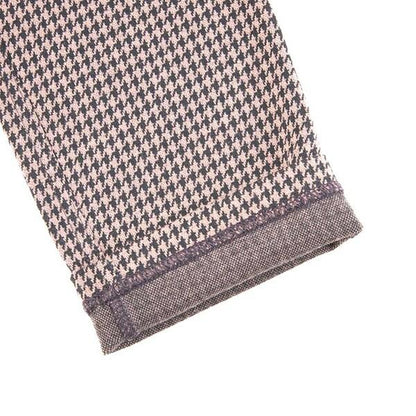 千鳥格提花恐龍兒童褲（80～110）